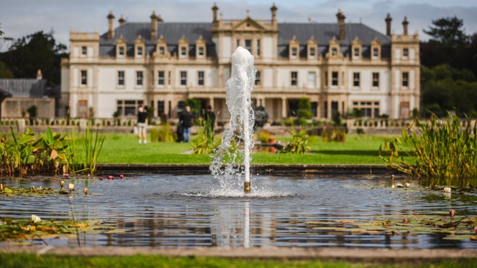 Fountain Pool in summer, Dyffryn Gardens, Vale of Glamorgan